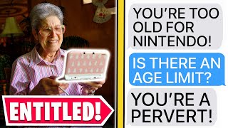 rEntitledParents  quotYOURE TOO OLD FOR NINTENDO YOU PERVERTquot [upl. by Einnahpets]