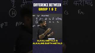 DIFFERENCE BETWEEN ALKALI METALS amp ALKALINE EARTH METALS shorts [upl. by Aridnere]