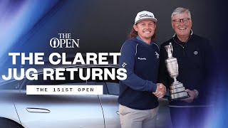 Cameron Smith Returns The Claret Jug  The 151st Open [upl. by Naujuj]