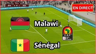 Sénégal vs Malawi en direct Éliminatoires Coupe dAfrique Simulation de football Gameplay PC [upl. by Tioneb31]