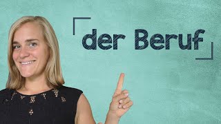 Learn How to Talk About Your Profession in German  A1 with Jenny [upl. by Drallim640]