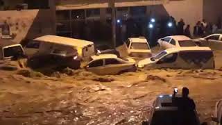 kuwait flood 2018 Fahaheel city flood [upl. by Eiwoh]