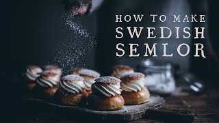 How to make Swedish Semlor  Swedish Semla Recipe [upl. by Reppep784]