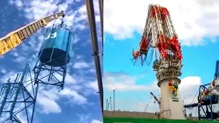 Top Crane Collapse Compilation [upl. by Ennairrek]