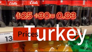 Turkey Grocery Prices Turkey Inflation [upl. by Aitahs]