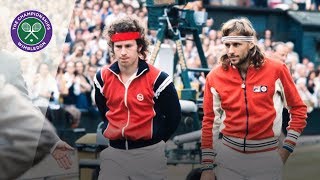 Bjorn Borg v John McEnroe Wimbledon Final 1980 Extended Highlights [upl. by Ettenyl861]