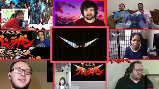 tengen toppa gurren lagann opening reaction mashup [upl. by Procto]