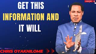 GET THIS INFORMATION AND IT WILL CHANGE YOUR LIFE FOREVER MESSAGES BY CHRIS OYAKHILOME [upl. by Madeline]