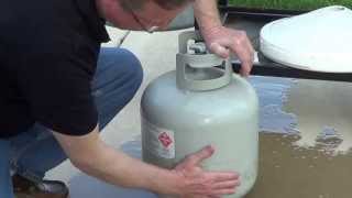 How Much Propane in Tank  Easy Test to Check Propane Level [upl. by Ddet114]