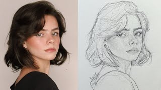 Unlock Your Inner Artist Learn to Draw Realistic Portraits with the Loomis Method [upl. by Uhp900]