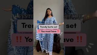 Raksha Bandhan kurta Set shortsindia kurtaset kurta meesho meeshohaul haul shorts meeshoapp [upl. by Cott]