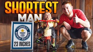 The Worlds Shortest Man 26 Years Old 23 Inches Tall [upl. by Kenton]