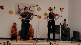 Metcalfe Fair Fiddle Contest  Danika Hutlet amp Paul Jacob Lemelin Duet 2nd place [upl. by Jb772]