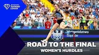 Road to the Final Womens Hurdles  Wanda Diamond League [upl. by Yticilef]