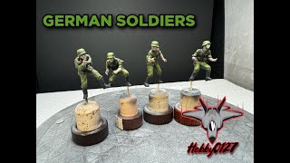 GERMAN SOLDIERS 135 scale Only my second time👍🏻😃 [upl. by Savory67]