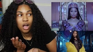 NICKI MINAJ quotNO FRAUDS MUSIC VIDEOquot REACTION [upl. by Anigroeg]