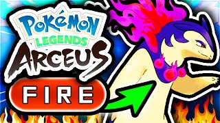 Can You Beat Pokémon Legends Arceus Using ONLY FIRE TYPES [upl. by Aneehsal]