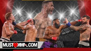 BARE KNUCKLE FIGHT  BKFC 11 Recap — All the bouts all the KO action [upl. by Eslud778]