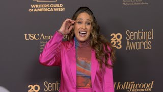 Jaina Lee Ortiz 2023 Sentinel Awards Red Carpet Arrivals  quotStation 19quot Star [upl. by Inhsor]