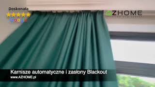 Karnisze automatyczne i zasłony na flexach blackout zasłony karnisze automatyzacja smarthome [upl. by Ebanreb]