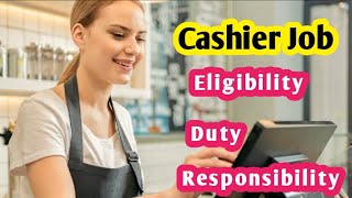 Cashier Job  Eligibility  Billing Work  Responsibility of Cashier  Learning Skill Jyoti sikka [upl. by Ythomit]