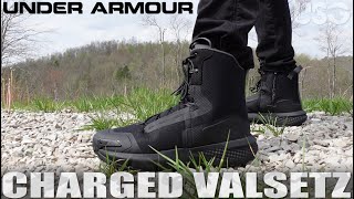 Under Armour Charged Valsetz Zip Review NEW Under Armour Tactical Boots Review [upl. by Ednihek145]