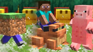 WAIT WHAT Minecraft ထထ [upl. by Refinne]