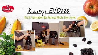 Kuvings Whole Slow Juicer EVO820 [upl. by Einnaj]