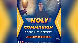 ✝️✝️ RIVERS IN THE DESERT WEEK 6  3112024  JD Love Ministry [upl. by Htieh]