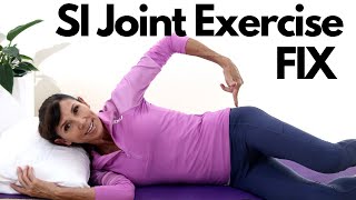 SI Joint Exercises PHYSIO FIX for Pregnancy  Home Routine [upl. by Ruffo]