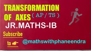 INTERMATHS1BTRANSFORMATION OF AXESINTERMEDIATEMATHEMATICS 1B CBSE 11thClass 11thEAMCET [upl. by Orest]