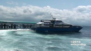 SuperCat 38 leaving Port of Calapan City [upl. by Aleik]