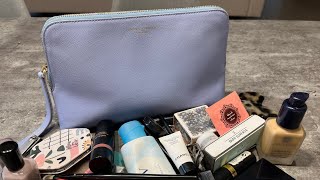 What’s in my makeup bag 💄Aspinal of London Cosmetic Bag [upl. by Artimid]