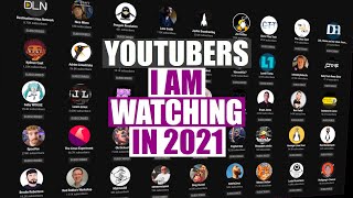 YouTube Channels Ive Enjoyed Watching In 2021 [upl. by Rebmetpes221]