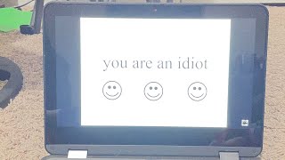 Getting the YOU ARE AN IDIOTcc virus on my Chromebook [upl. by Downe]