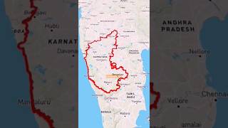 Karnataka map outline  Karnataka map  कर्नाटक [upl. by Stier209]