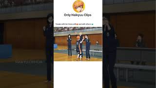 Tanaka with his future wife 😍 and with others 👽 anime haikyuu tanaka animeclips [upl. by Paulina]