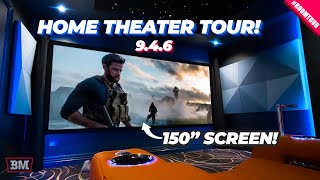 INCREDIBLE 946 Home Theater Tour 2023 Dolby ATMOS 4K  KRIX  TRINNOV  SONY  MADVR [upl. by Nitsraek285]