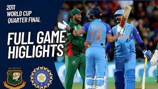 IND VS BAN WORLDCUP 2015 Quarter Final  Full Game Highlights [upl. by Yendis]