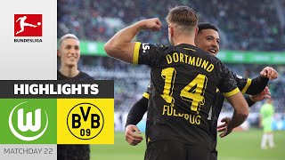 Füllkrugs Goal Cant Seal The Win  Wolfsburg  Dortmund 11  Highlights  MD 22 – BuLi 2324 [upl. by Dewhirst]