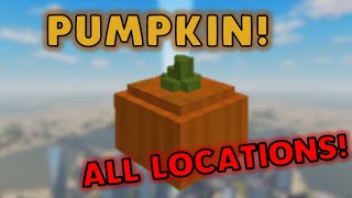 ALL PUMPKIN LOCATIONS  WAR TYCOON [upl. by Hymie]