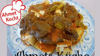 Rezept Iskender Kebap  Ahmet Kocht  türkisch kochen  Folge 57 [upl. by Yeldud275]