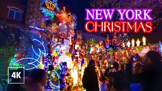 Dyker Heights Christmas Lights in Brooklyn New York 🎄 NYC Christmas [upl. by Silecara]