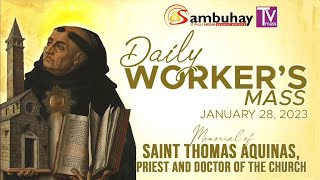 Sambuhay TV Mass  January 28 2023  Memorial of Saint Thomas Aquinas [upl. by Enillebyam226]