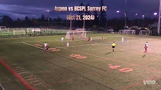 Aspen vs Surrey FC BCSPL Oct 21 2024 [upl. by Hike]