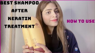 Arganmidas shampoo amp conditioner review Best shampoo to use after keratin treatment [upl. by Shanda]