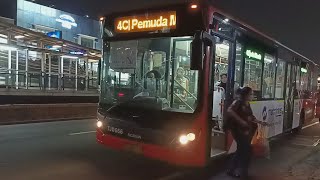 Busway transjakarta Rawamangun jalan pemuda Jaktim [upl. by Nnyre682]