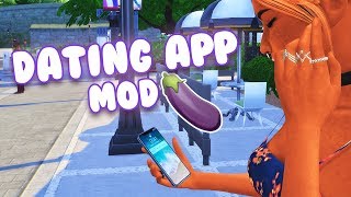 DATING APP MOD REVIEW  The Sims 4 Mods [upl. by Rowell465]