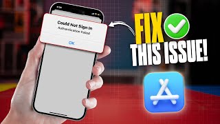 How to Solve Could Not Sign In Authentication Failed on App Store  Fix Apple ID SignIn Issue [upl. by Selwin477]