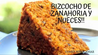 Bizcocho de zanahorias y nueces  Estilo alemán [upl. by Jandy319]